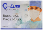 C Cure Surgical Face Mask, 3 Ply Disposable Face Mask with Earloop Blue