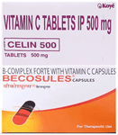 Combo Pack of Becosules Capsule (20) & New Celin 500 Tablet (25)