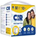 CIR Adult Diaper Pants | 10 hr Absorption Protection| Unisex with Wetness Indicator | Aloe Vera Medium
