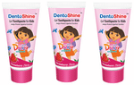 DentoShine Gel Toothpaste for Kids (80gm Each) Strawberry Dora