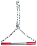 DEE Sons Hanging Chin Up Exercise Bar Chain Rod and Foam Grip