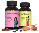 Gynoveda Combo Pack of Myrha & Veerha Ayurvedic Tablet (120 Each)