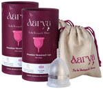 Aarya Medical Grade Silicone Reusable Menstrual Cup Large