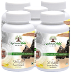Aachman Veda Shilajit+ Pure Extract Ashwagandha with Safed Musli Capsule (60 Each)