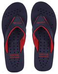 Doctor Extra Soft Ortho Care Orthopaedic Diabetic Pregnancy Comfort Flat Flipflops Slippers For Women 6 UK Navy Red
