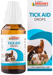 Bakson's Homoeopathy Tick Aid Drop for Veterinary Use
