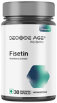 Decode Age Fisetin Vegetarian Capsule | Senolytic Activator 100 mg, Improves Memory