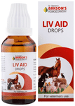 Bakson's Homoeopathy Liv Aid Drop for Veterinary Use