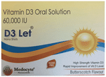 D3 Let Nano Shots (5ml Each) Butterscotch Sugar Free