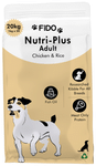 Fido Nutri-Plus Adult Chicken & Rice (1kg Each)