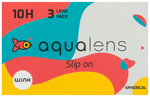 Aqualens 10H Monthly Disposable Contact Lens with UV Protection Optical Power -4 Transparent Spherical