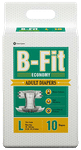 B-Fit Economy Adult Diapers (10 Each) Large