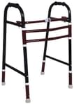 Fidelis Healthcare Portable Height Adjustable Foldable Walker Red