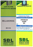Combo Pack of SBL Arsenicum Album Dilution 30 CH & SBL Belladonna Dilution 30 CH (30ml Each)