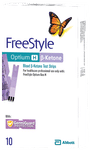 FreeStyle Optium H Beta-Ketone Test Strip (Only Strip)