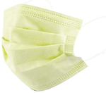 Debonair 3 Ply Protective Face Mask Free Size Yellow