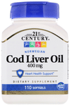 21st Century Norwegian Cod Liver Oil Softgels