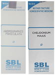 Combo Pack of SBL Chelidonium Majus Mother Tincture Q & SBL Andrographis Paniculata Mother Tincture Q (30ml Each)