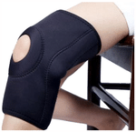 Dr. Expert Hinged Knee Support (Open Patella) Medium Black