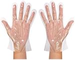 Fine Morning Pharma Transparent Disposable Plastic Hand Gloves Free Size