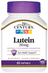 21st Century Lutein 20mg Softgels