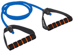 Boldfit Resistance Tube with Foam Handles, Door Anchor for Exercise & Stretching Blue 20kg