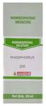 Bakson's Homoeopathy Phosphorus Dilution 200 CH
