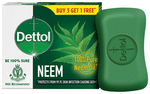 Dettol Neem Soap | Protects From Skin Infections Causing Germs | (75gm Each) Buy 3 Get 1 Free