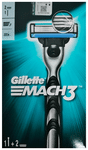 Gillette Mach 3 Razor (Handle + 2 Cartridge)