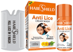 Hairshield Anti Lice Cream Wash | Reduces Lice, Eggs, Nymph & Nits for Hair Care