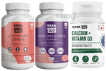 Combo Pack of  Tata 1mg Multivitamin Supreme Capsule (60),Calcium+Vitamin D3 Advance Tablet (60) & Hair, Skin & Nails Supreme Biotin Capsule (60)