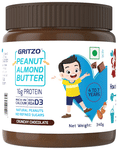 Gritzo 4 to 7 Years Peanut Almond Butter Crunchy Chocolate