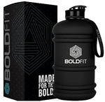 Boldfit Gym Gallon Water Jug Bottle XL Matt Black
