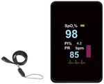 Dr. Odin F 26 Automatic Fingertip Pulse Oximeter Black