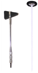 Fidelis Healthcare Combo Pack of Chrome Plated Percussion Knee Hammer Taylor Model & Circular Hammer Queen Square Pattern