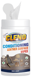 Cleno Conditioning Leather Surface Wipes (50 Each) Jar