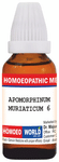 Dr. Majumder Homeo World Apomorphinum Muriaticum Dilution (30 ml Each) 6 CH