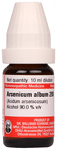 Dr Willmar Schwabe Germany Arsenicum Album Dilution 200