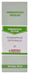 Bakson's Homoeopathy Rosmarinus Officinalis Dilution 30 CH