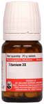 Dr Willmar Schwabe Germany Titanium Trituration Tablet 3X