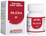 Bakson's Homoeopathy Silicea Biochemic Tablet 3X