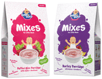 Bebe Burp Combo Pack of 6M+ Mixes Puffed Rice Porridge and 6M+ Mixes Barley Porridge (200gm Each)