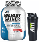 Advance MuscleMass Weight Gainer Powder Strawberry Delight with Shaker 700ml