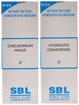 Combo Pack of SBL Chelidonium Majus Mother Tincture Q & SBL Hydrastis Canadensis Mother Tincture Q (30ml Each)