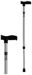 Be Safe Forever Adult Walking Cane Support Stick Height Adjustable Chrome Steel