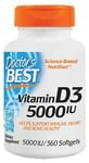 Doctor's Best Vitamin D3 5000IU Softgels | For Immunity, Heart & Bone Health