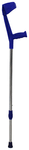 Fidelis Healthcare Adjustable Mild Steel Elbow Crutch Blue