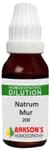 Bakson's Homoeopathy Natrum Mur Dilution 200 CH