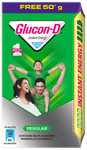 Glucon-D with Glucose, Calcium, Vitamin C & Sucrose | Nutrition Booster Regular