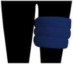 AaraamSek Microwavable Therapeutic Herbal Heating Pad for Thigh Pain Navy Blue